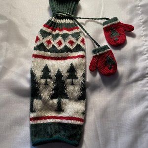 Cute Knitted Wine Bottle Gift Cover
